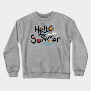 Hello Summer Crewneck Sweatshirt